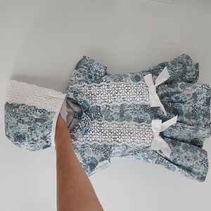 QUINPER 3pc Dress Set w/Bonnet